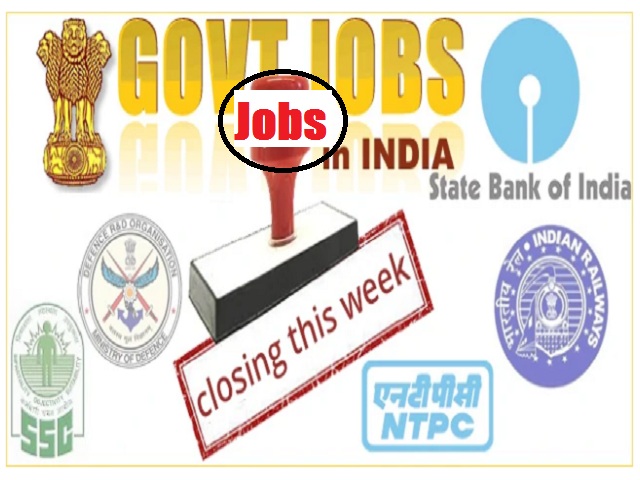 Top Jobs Closing This Week: Last Chance to Apply for Various Posts @UPSC/Indian Navy/CG Health/ONGC and Much More 